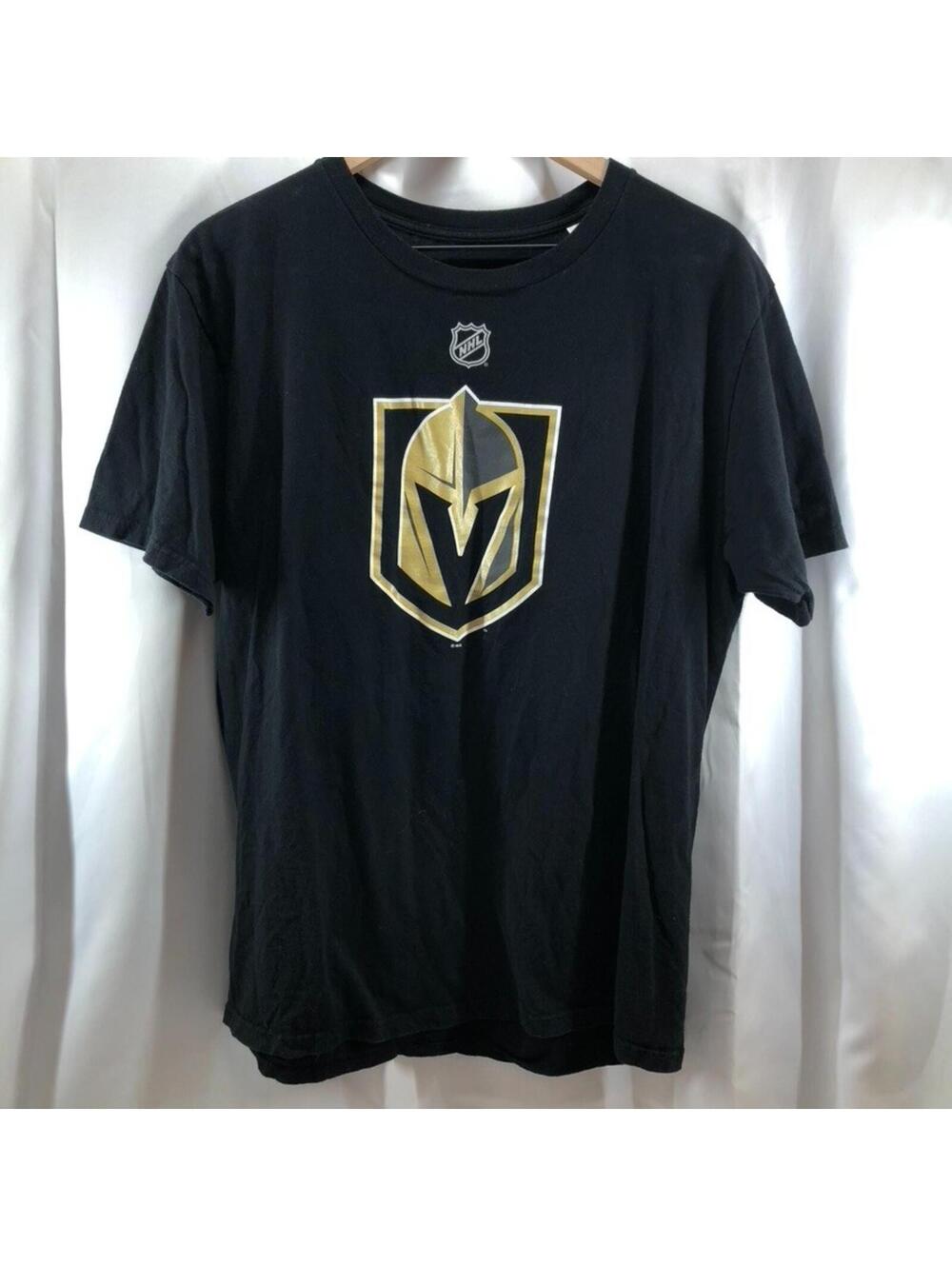 Vegas Golden Knights Mens L Adidas Marc Fleury Throwback NHL T-Shirt